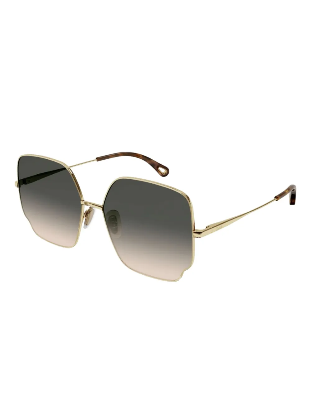 Chloé geometric-frame sunglasses - Goud