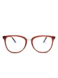 Chloé square-frame glasses - Red