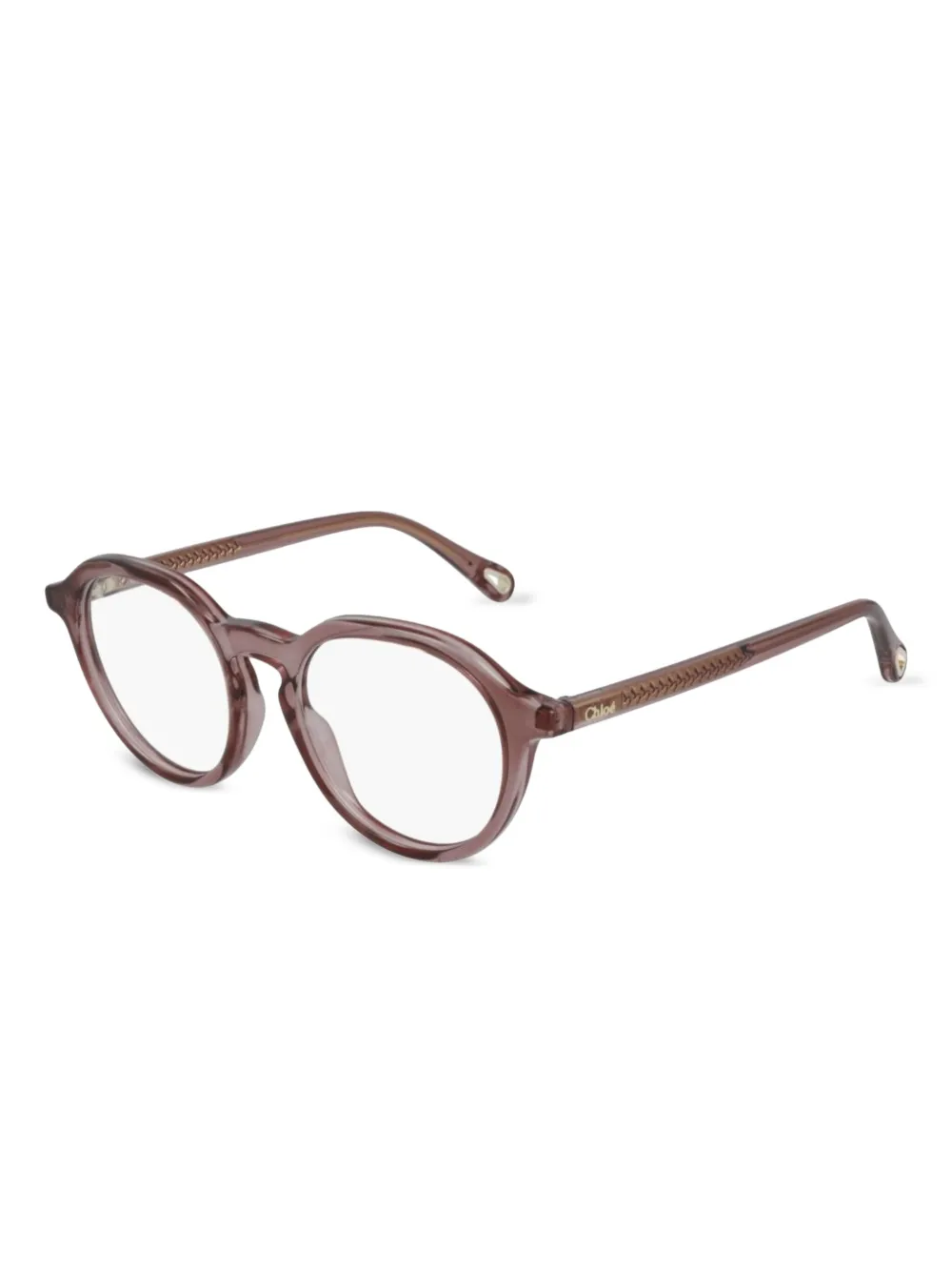 Chloé lunettes de vue à monture ovale | rose | Image 1
