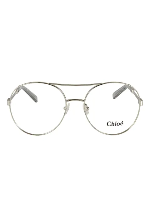 Chloé round frame glasses