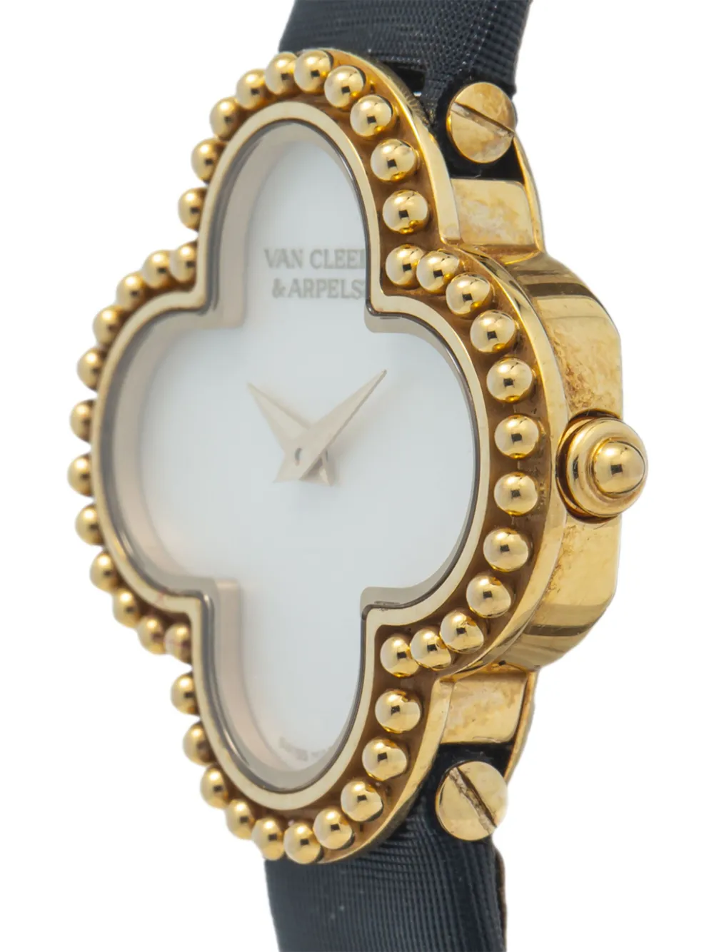 Van Cleef & Arpels Pre-Owned pre-owned 18K yellow gold Alhambra 25mm | Pre-Owned | Image 2