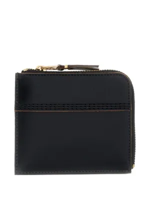 Comme Des Garçons Wallet Leather Purse | Black | FARFETCH