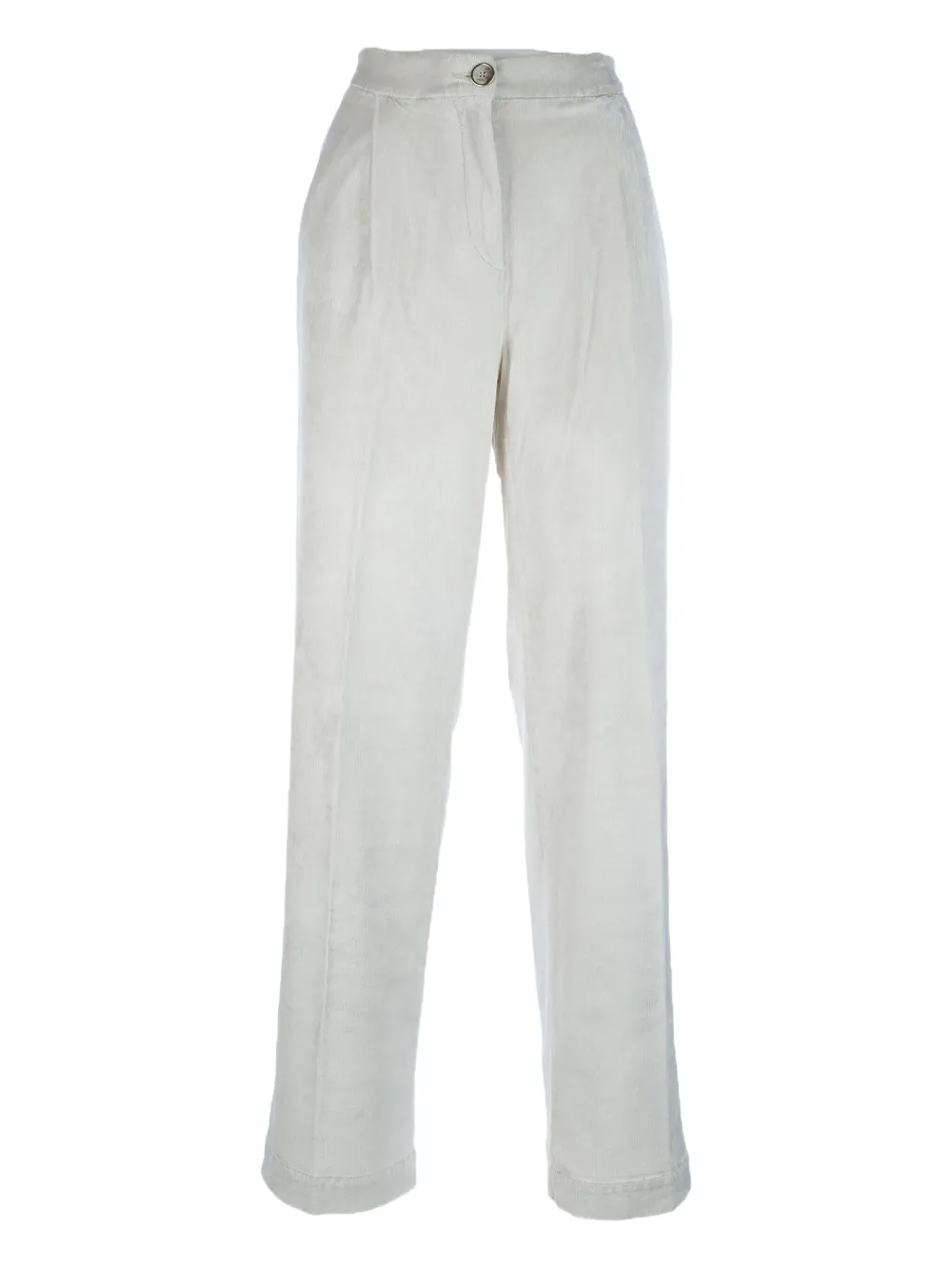 Cruna pleated corduroy trousers | White | Image 1