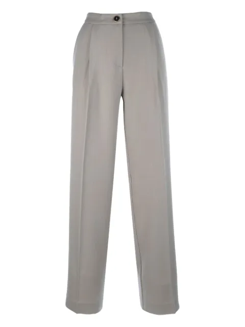 Cruna pleated straight-leg trousers