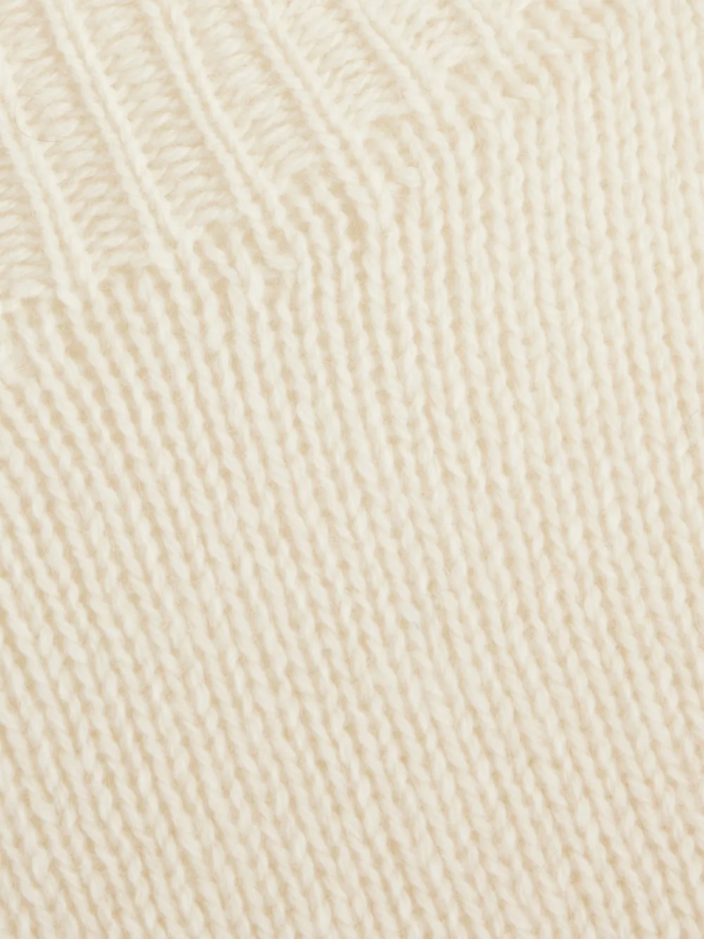 Vanisé Long-sleeve Wool Sweater In Neutral