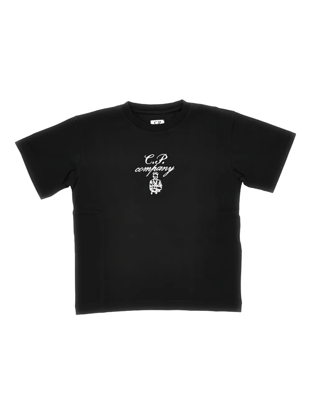 C.P. Company Kids graphic-print T-shirt Zwart