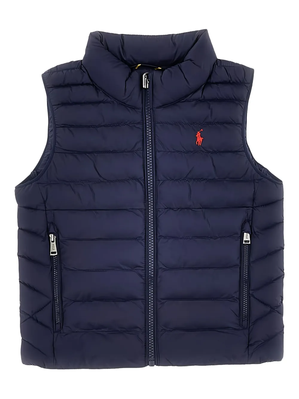 POLO RALPH LAUREN KIDS Gewatteerde bodywarmer met rits Blauw