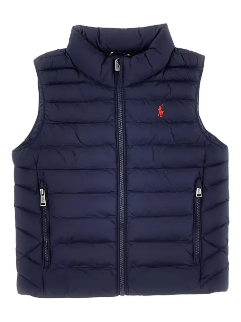 POLO RALPH LAUREN KIDS quilted zip-front gilet