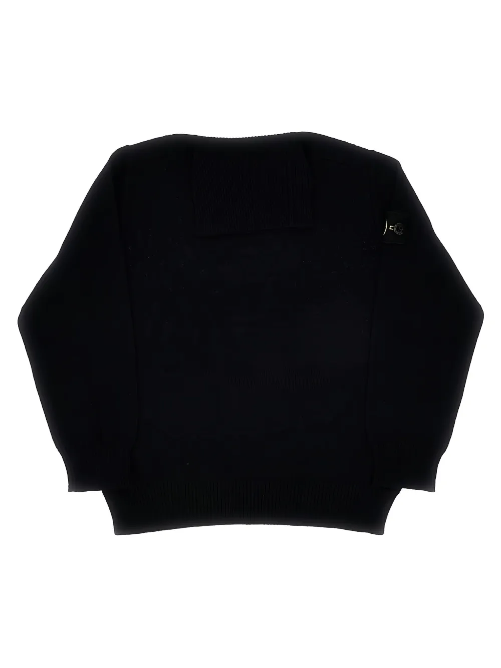 Stone Island L Turtleneck Sweater Kids In Black