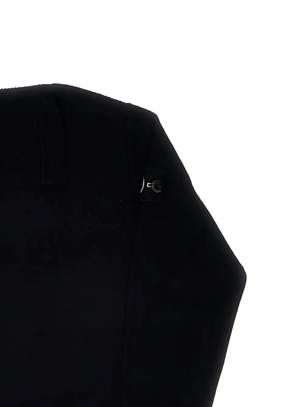 Stone Island Junior Sweater met Compass-logopatch Zwart