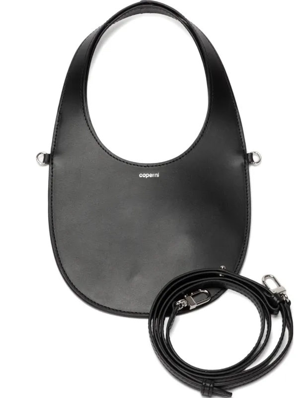 Coperni ブラックレザーショルダーバッグ