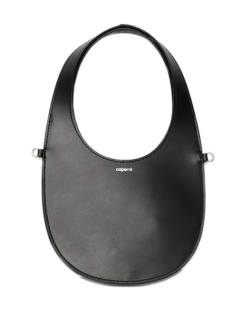 Coperni Mini Swipe Leather Shoulder Bag In Black