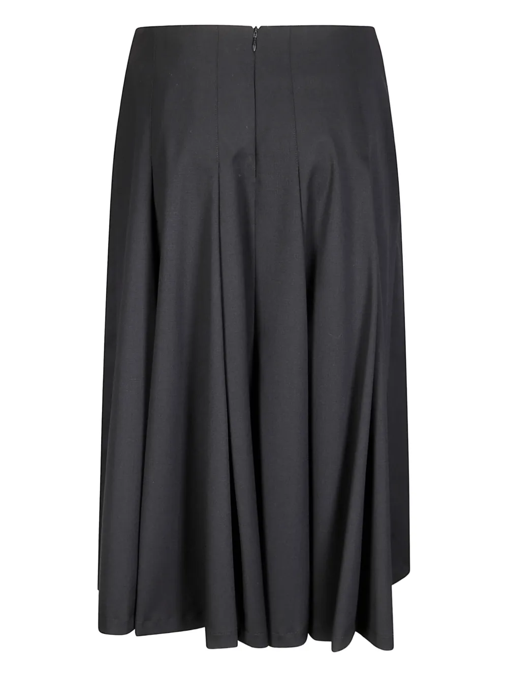 Stefano Mortari pleated midi skirt - Grijs