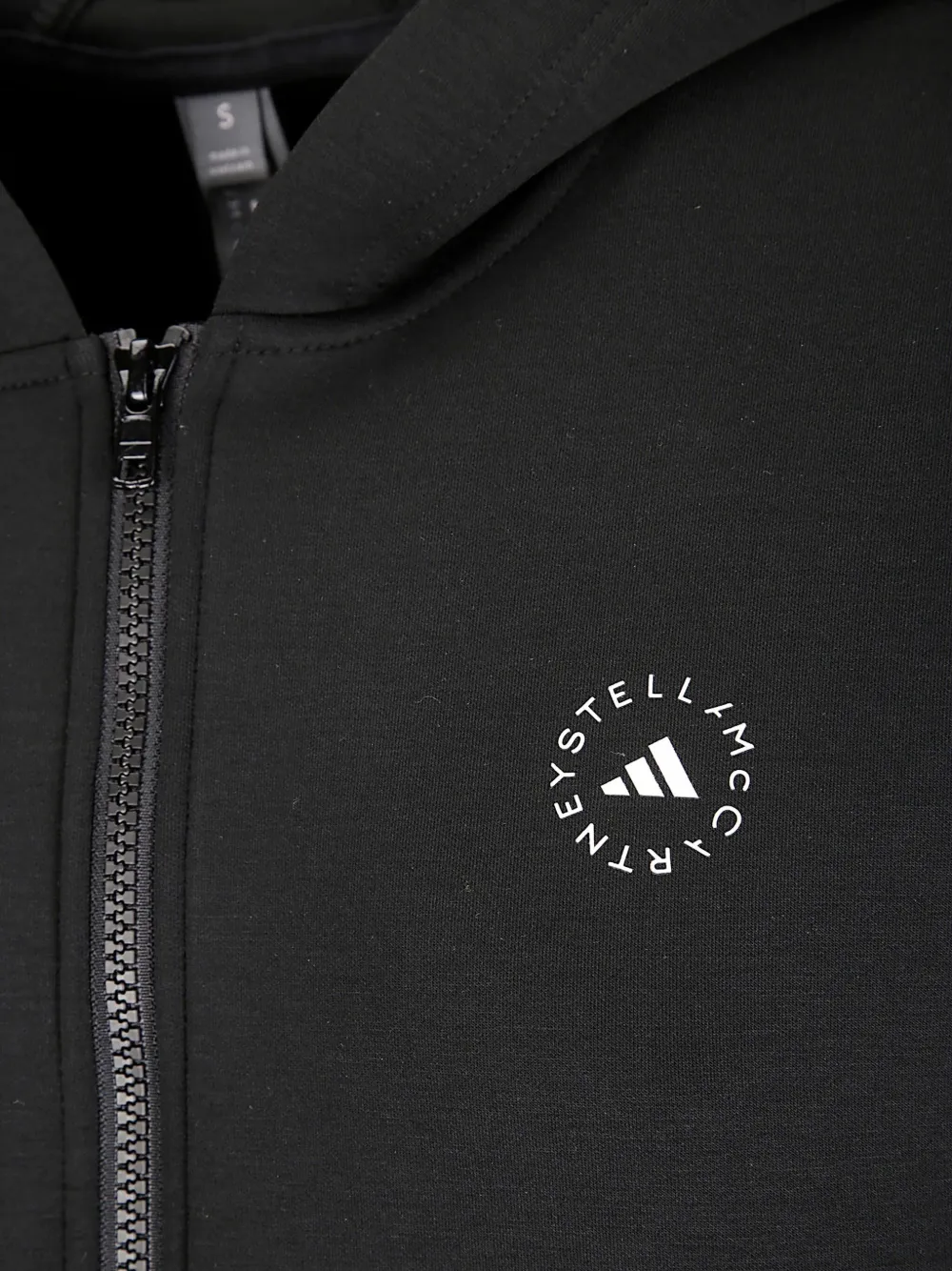adidas by Stella McCartney Scuba zip-up hoodie Zwart