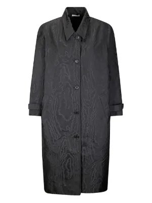 BCBG Max Azria Cotton Coat | Black | FARFETCH