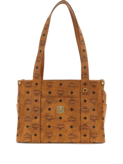 MCM Visetos monogram school tote