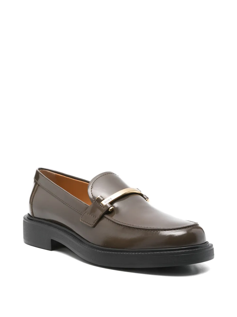 Tod's 35mm bar-detail loafers Brown