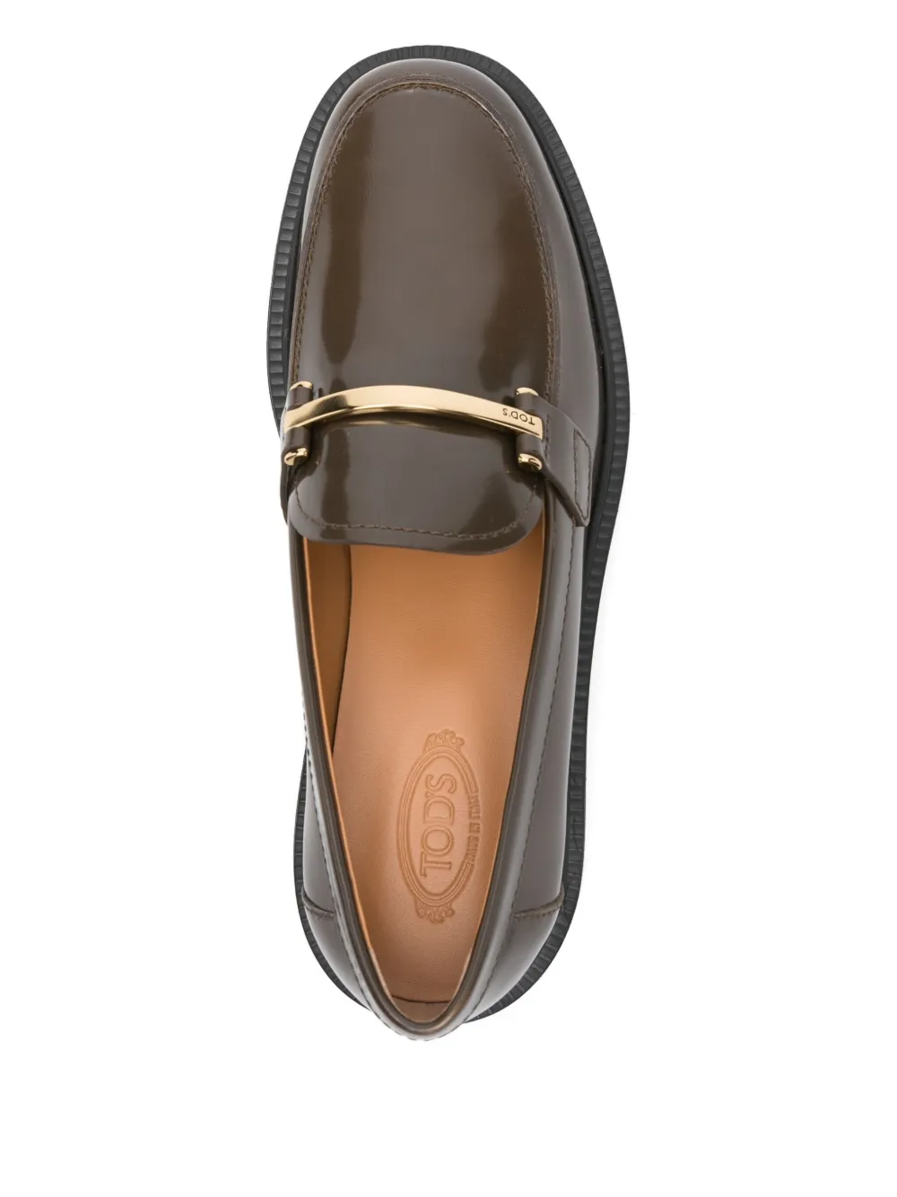 Tod's 35mm bar-detail loafers Brown