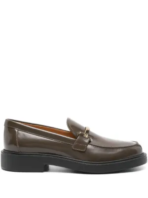 TOD’S　ローファー　ゴンマ・ペサンテ・ペニー　厚底　24cm Tod's ペニーローファー | レッド | FARFETCH JP