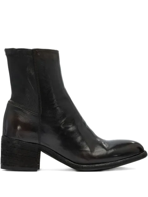 Officine Creative 55mm zip-detail leather boots