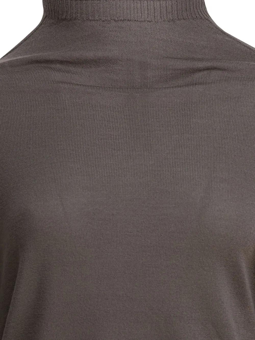 Rick Owens ribbed high-neck sweater Bruin