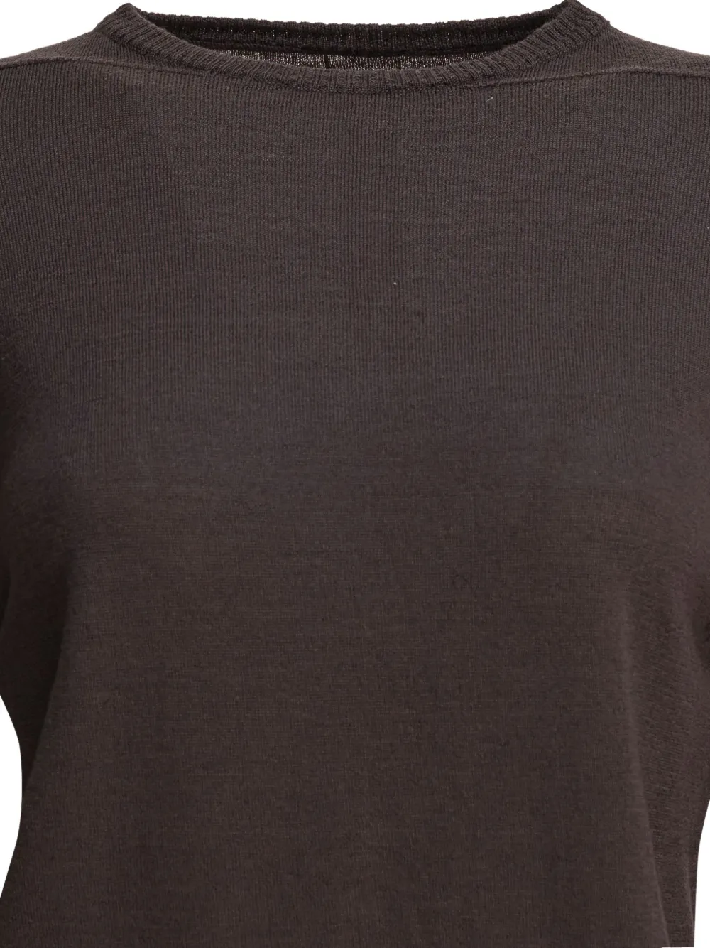 Rick Owens crew-neck wool sweater Bruin
