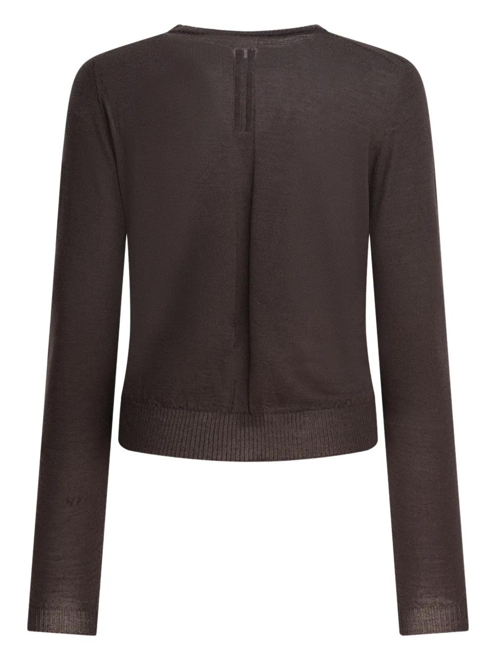 Rick Owens crew-neck wool sweater Bruin