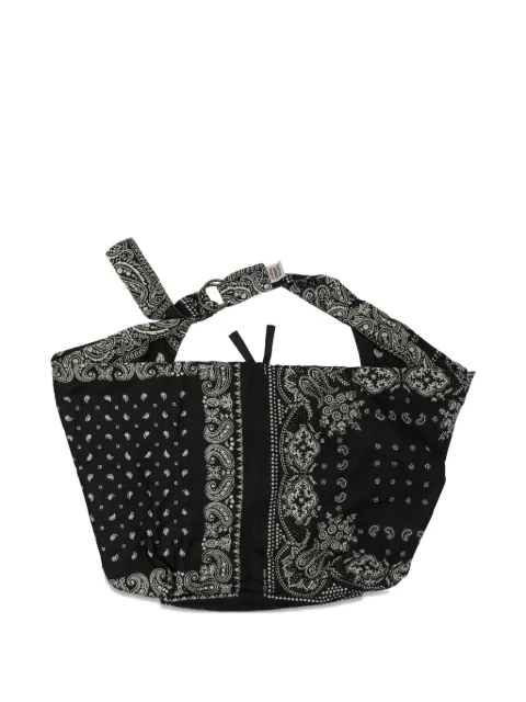 KAPITAL bandana-print ring-detail shoulder bag