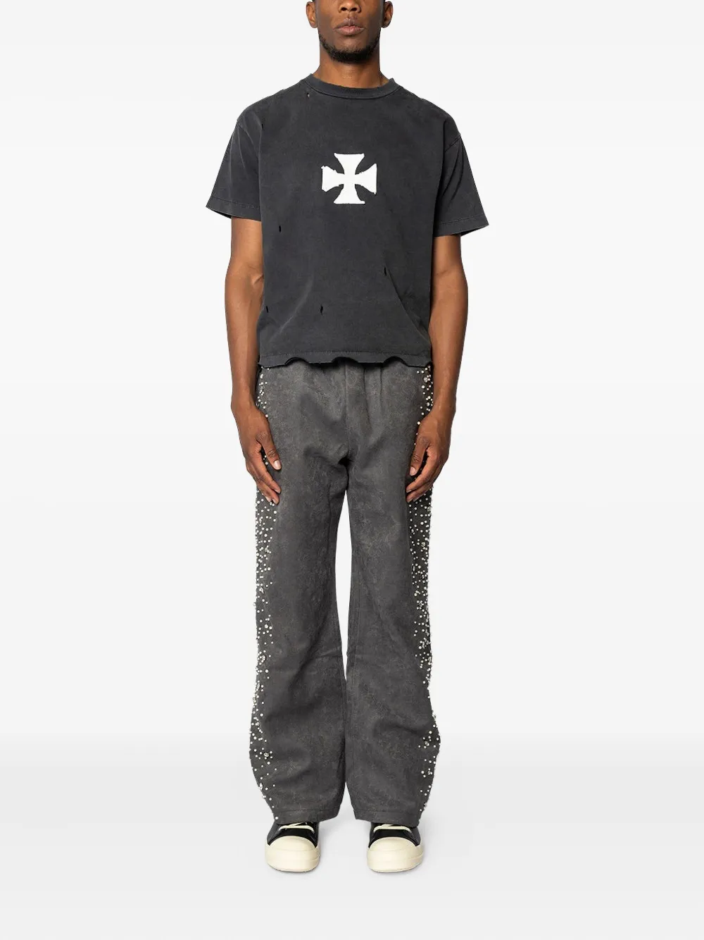 BIRTH OF ROYAL CHILD pearl-embellished track pants | Sweatpants | Image 2