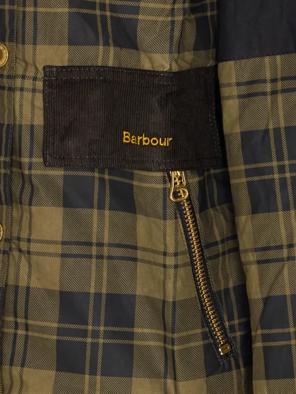 Barbour
ダークグレー ロングレインコート Barbour Elaine tartan-check zip-front Jacket | Green | FARFETCH