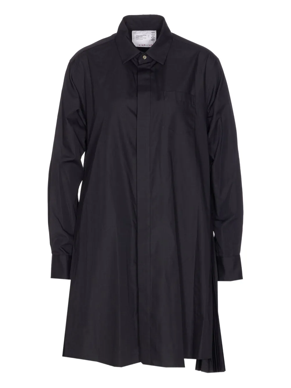 button-down mini shirt dress
