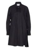 sacai button-down mini shirt dress - Black