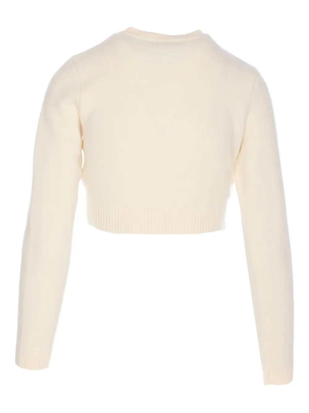 Self-Portrait Cropped vest Beige