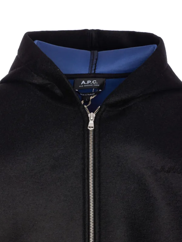 A.P.C. ジップアップ パーカー | ブラック | FARFETCH JP A.P.C. ジップアップ パーカー | ブラック | FARFETCH JP