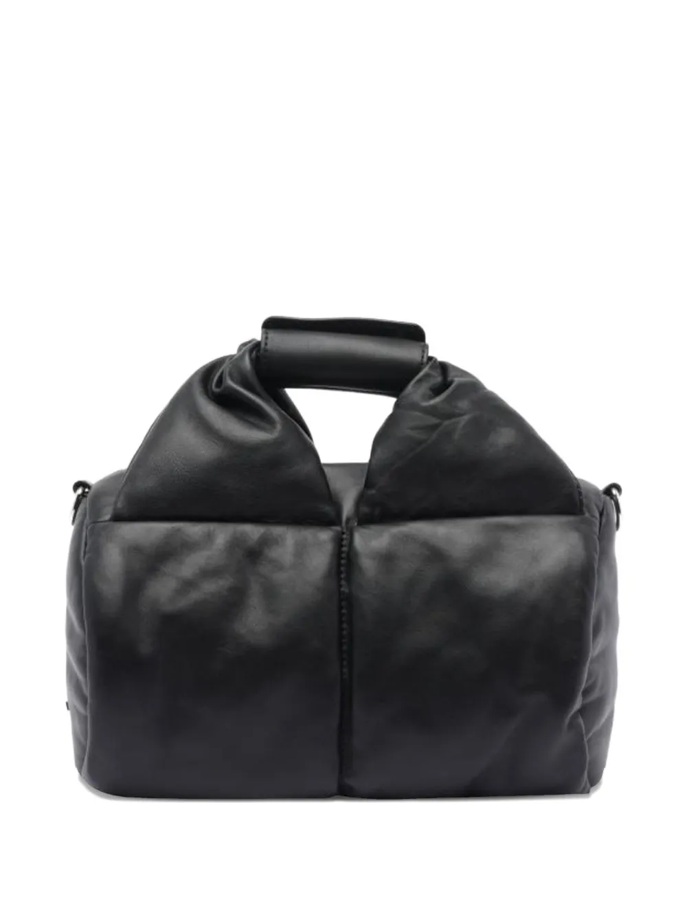 Vic Matie quilted leather shoulder bag - Zwart