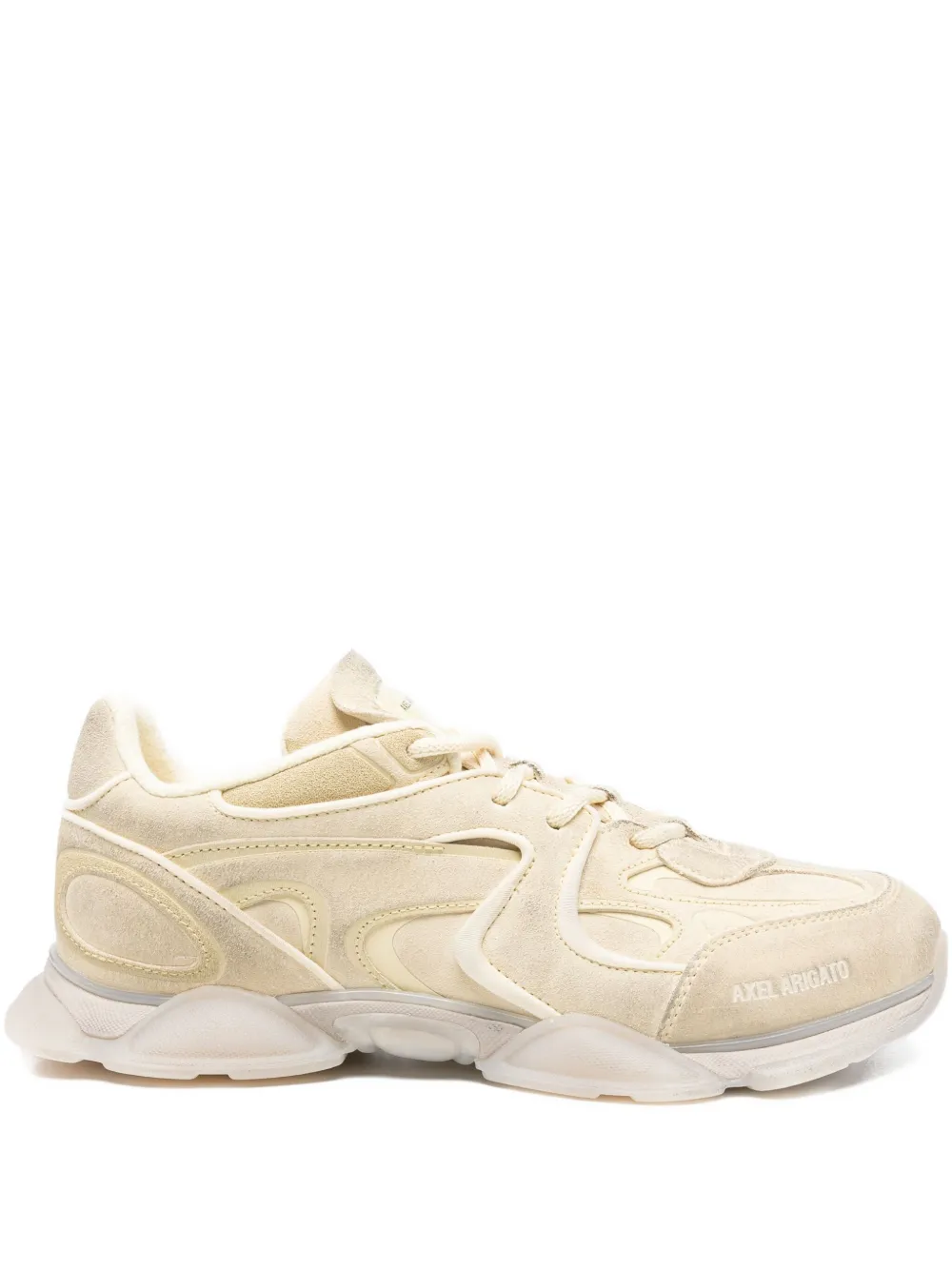 Axel Arigato Eris suede-panelled sneakers Yellow