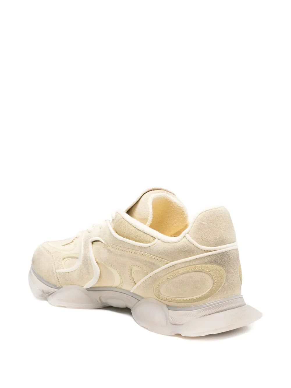Axel Arigato Eris suede-panelled sneakers Yellow