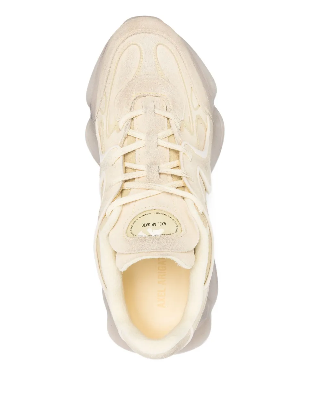 Axel Arigato Eris suede-panelled sneakers Yellow