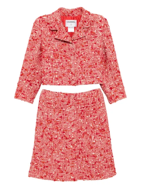 CHANEL Pre-Owned 2001 setup suit jacket skirt