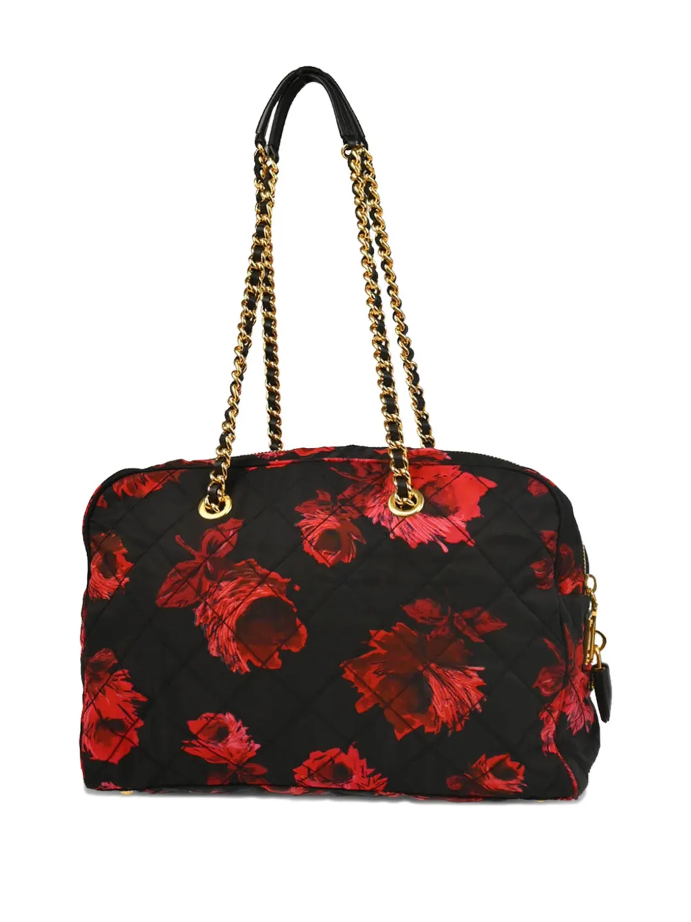 Prada Pre-Owned 2010s floral-print quilted shoulder bag | Image 2