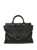 CHANEL Pre-Owned 2011 Portobello quilted chain tote bag - Black