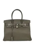 Hermès Pre-Owned 2015 Taurillon Clemence Birkin 30 tote bag - Green