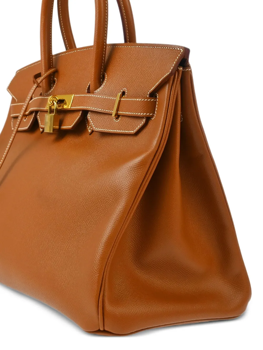 Pre-owned Hermes 2000 Birkin 35 Handbag In Brown