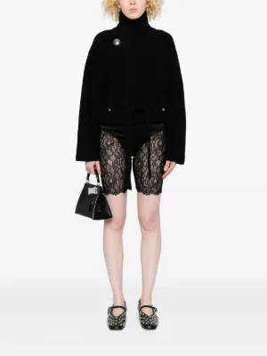 パンツ ALEXANDER MCQUEEN Women Shorts  Burmudas 798018QJAEI1124 GR Alexander McQueen - Gray shorts with Mcqueen Graffiti logo