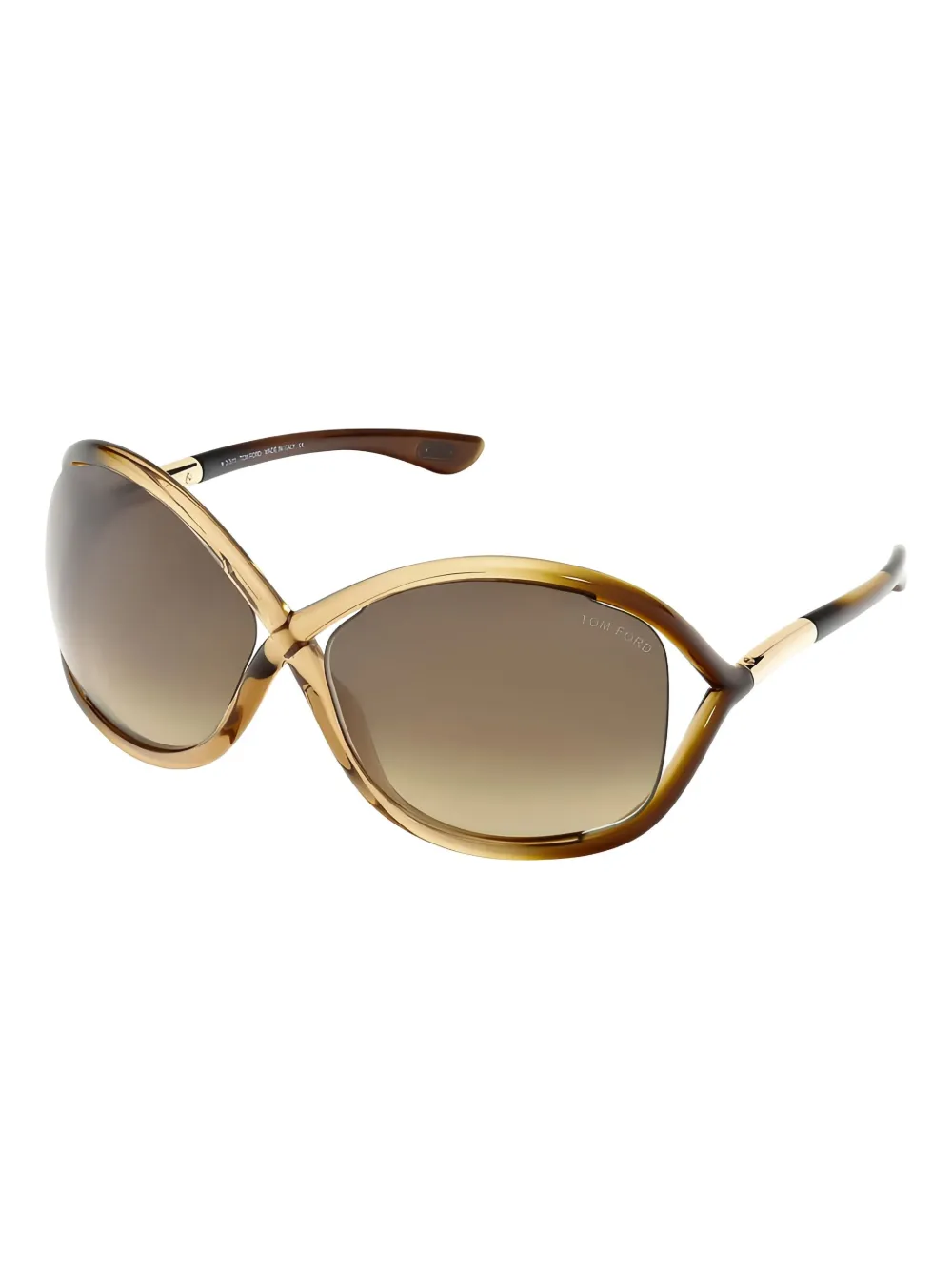 TOM FORD Eyewear oversized-frame sunglasses - Bruin