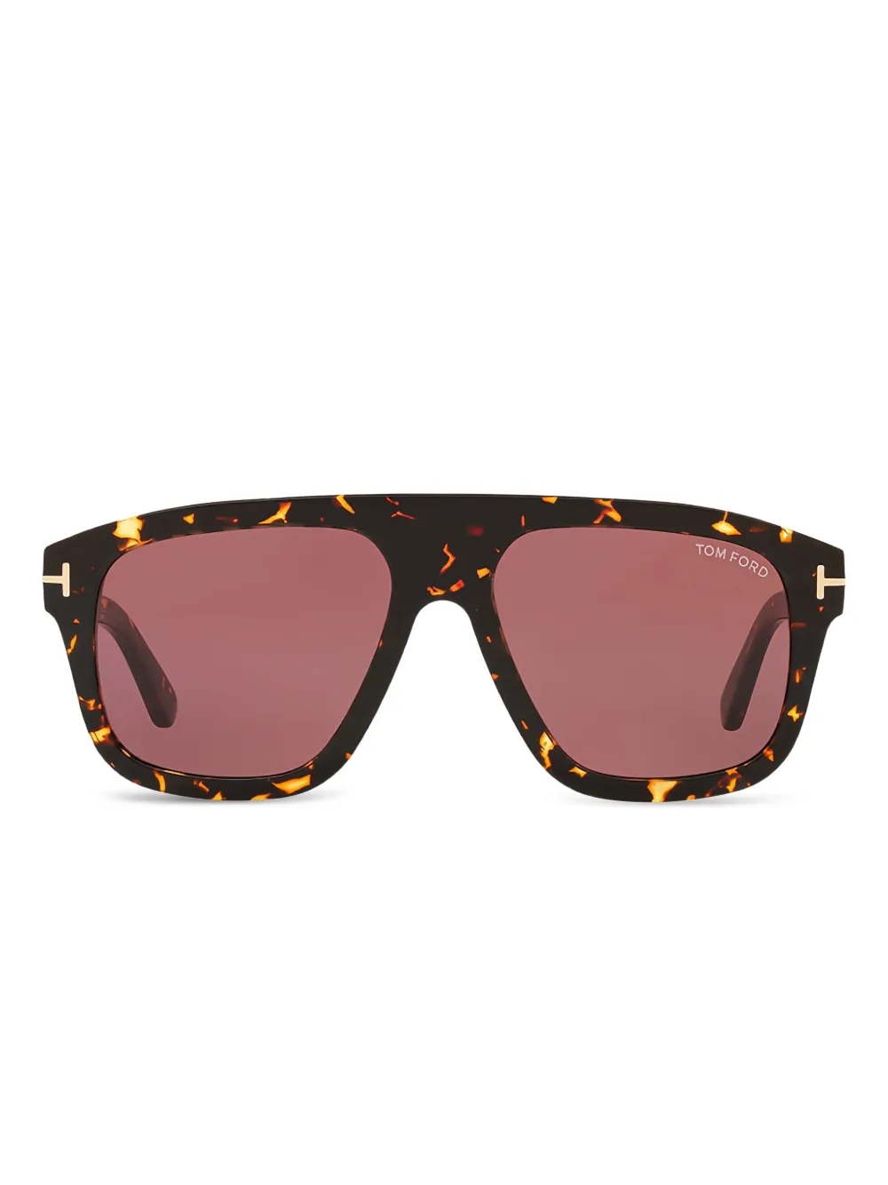TOM FORD Eyewear Bril met vierkant montuur Bruin