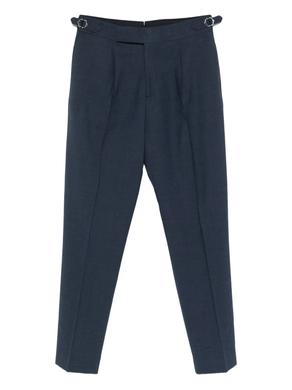 Paul Smith pleated-front adjustable trousers | Blue | Image 1