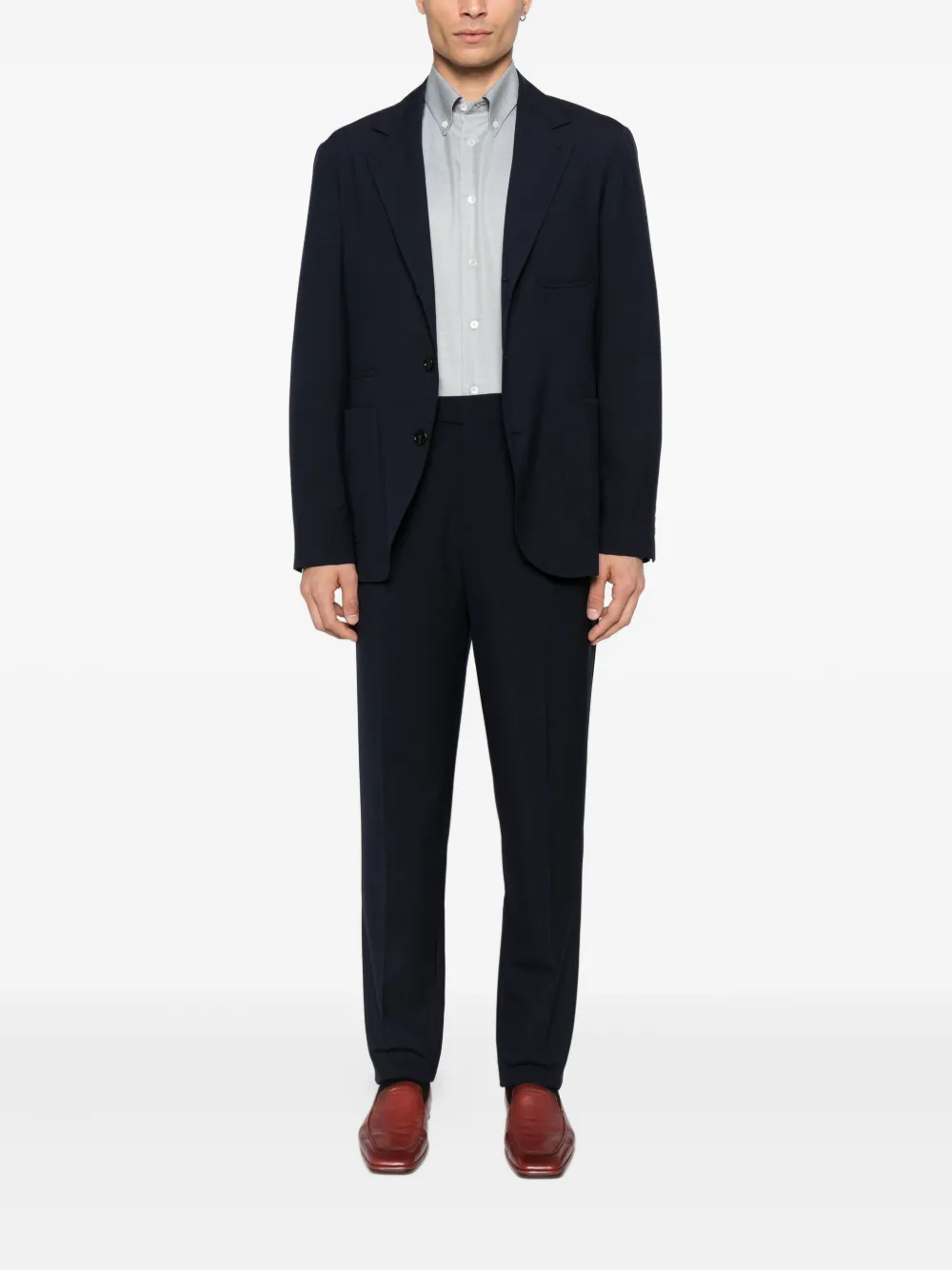 Paul Smith button-down cotton shirt - Blauw