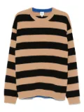 Paul Smith striped wool sweater - Brown