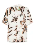 Paul Smith geometric-print shirt - White